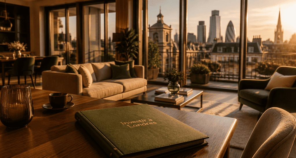 Immobilier Londre vue appartement lumineux