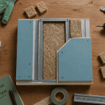 Isolation cloison entre 2 chambres maquette et outils