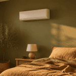 ou placer une clim dans une chambre mur et lit