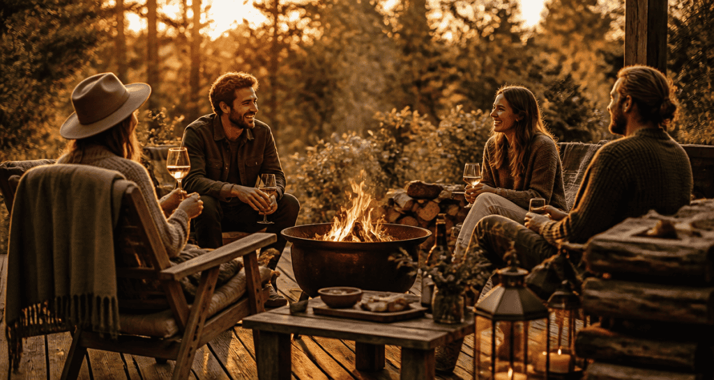 qu est ce qu un brasero sur terrasse en bois