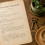 commodat immobilier contrat clés table
