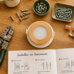 Installer luminaire plafond outils et guide