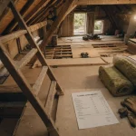 Amenager un comble perdu : charpente et isolation sur plancher en pose