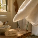 Comment avoir des serviettes de toilette moelleuse sans sèche-linge : serviettes éponge, vinaigre blanc, séchage à 40°C