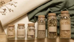 Déco bocaux : bocaux rangés et formats variés, anti bric-à-brac