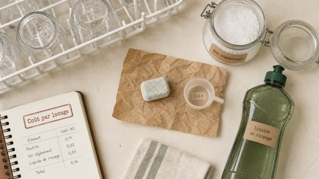 Meilleure tablette lave vaisselle Lidl 0,11 € vs grande marque, coût par lavage