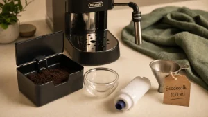 Nettoyage machine à café delonghi avec Ecodecalk 100 ml