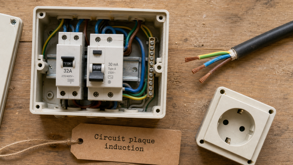 Quel disjoncteur pour plaque induction ? 32A avec câble 6 mm²