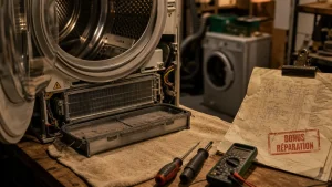 Réparation sèche-linge : 75 € en 30 min