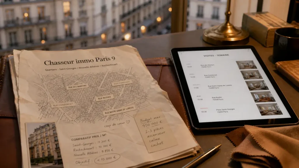 Chasseur immobilier paris 9 : dossier off-market et quartiers, Paris 9