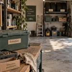 Optimisation rangement garage : tri, bacs étiquetés, sol dégagé