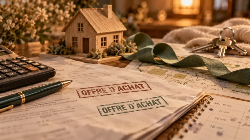 Achat maison etape : offre d’achat et budget pour clés